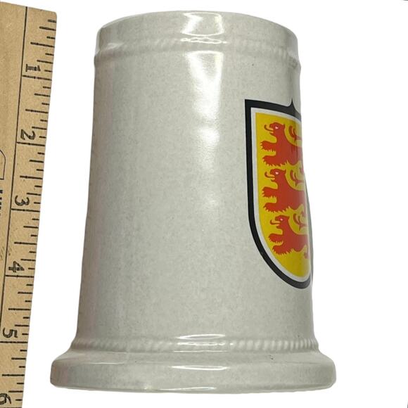 VTG Pfaltzgraff 286M BEER MUG STEIN MUG Tankard Ceramic 3 Lions Coat of Arms USA - Picture 5 of 7